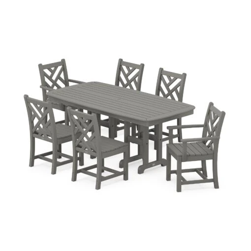POLYWOOD Chippendale 7-Piece Dining Set