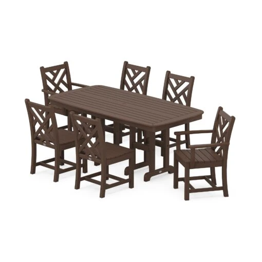 POLYWOOD Chippendale 7-Piece Dining Set - Image 5