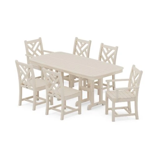 POLYWOOD Chippendale 7-Piece Dining Set - Image 6