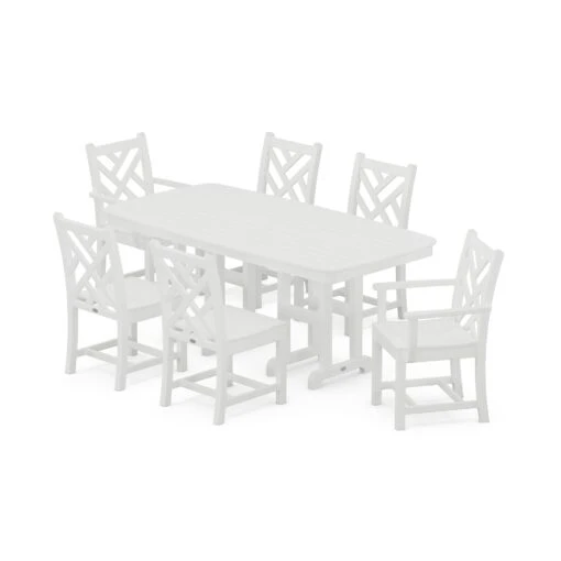 POLYWOOD Chippendale 7-Piece Dining Set - Image 7