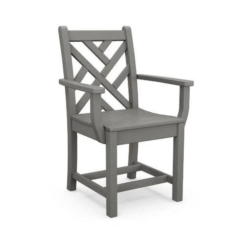 POLYWOOD Chippendale Outdoor Dining Arm Chair - Image 4