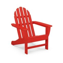 POLYWOOD Classic Adirondack Chair -HomeNest Store Classic Adirondack Chair AD4030SR Sunset Red