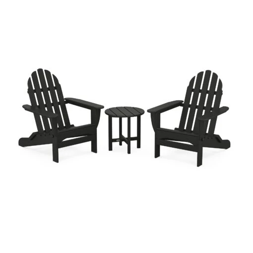 POLYWOOD Classic Folding Adirondack 3-Piece Set - Image 3