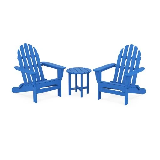 POLYWOOD Classic Folding Adirondack 3-Piece Set - Image 10