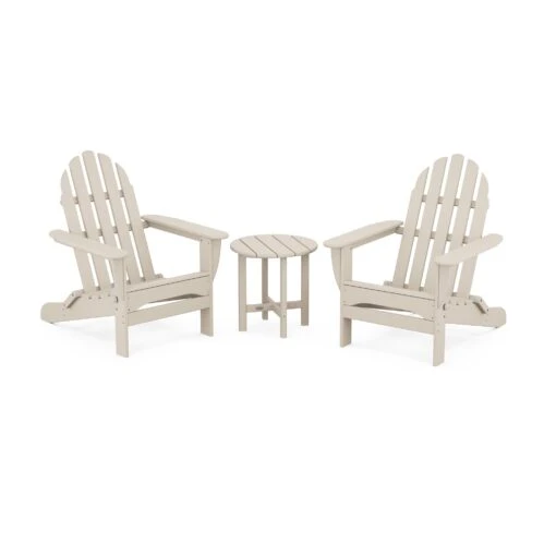 POLYWOOD Classic Folding Adirondack 3-Piece Set - Image 6