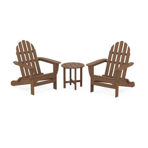 POLYWOOD Classic Folding Adirondack 3-Piece Set - Image 4