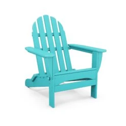 POLYWOOD Classic Folding Adirondack Chair -HomeNest Store Classic Folding Adirondack Chair AD5030AR Aruba