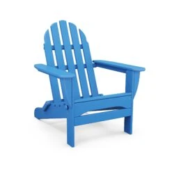 POLYWOOD Classic Folding Adirondack Chair -HomeNest Store Classic Folding Adirondack Chair AD5030PB Pacific Blue