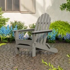 POLYWOOD Classic Folding Adirondack Chair -HomeNest Store Classic Folding Adirondack Chair Life 1