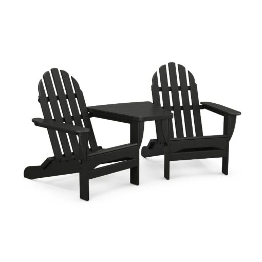 POLYWOOD Classic Folding Adirondacks With Connecting Table - Image 3