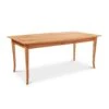 Classic Shaker Flare Leg Boat-Top Extension Table -HomeNest Store Classic Shaker Flare Leg Boat Top Extension Table