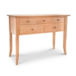 Classic Shaker Flare Leg 48" Hunt Board -HomeNest Store Classic Shaker Flare Leg Huntboard Natural Maple