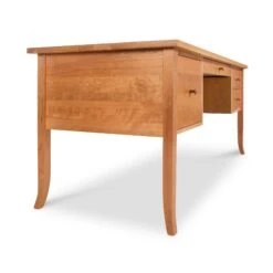 Large Wood Flare Leg Executive Desk -HomeNest Store Classic Shaker Flare Leg Large Executive Desk 2