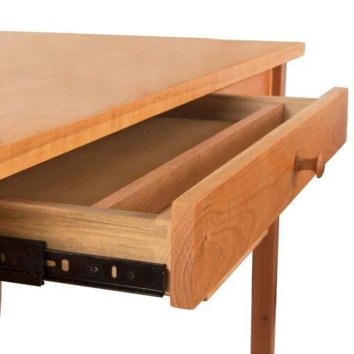 Large Wood Flare Leg Executive Desk - Image 4