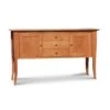 Classic Shaker Flare Leg Small Buffet -HomeNest Store Classic Shaker Flare Leg Small Buffet