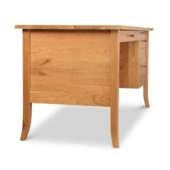 Small Wood Flare Leg Executive Desk -HomeNest Store Classic Shaker Flare Leg Small Wood Executive Desk 2 4014685a 5bb1 47f0 ab99 f6635845bfcc