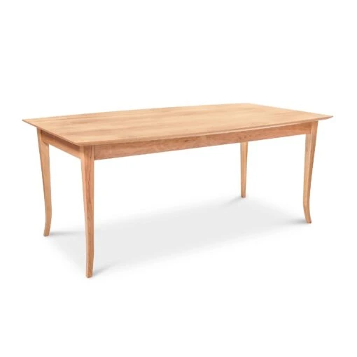 Classic Shaker Flare Leg Solid Boat Top Table - Image 5