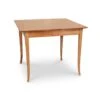 Classic Shaker Flare Leg Square Extension Table -HomeNest Store Classic Shaker Flare Leg Square Extension Table
