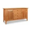 Classic Shaker Large Buffet -HomeNest Store Classic Shaker Large Buffet With Taper Legs Natural Cherry
