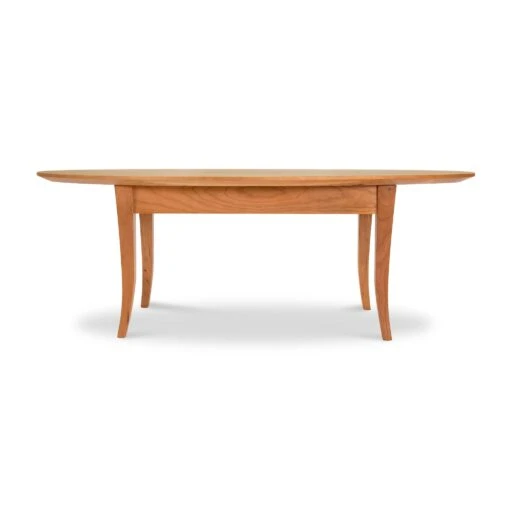 Classic Shaker Flare Leg Oval Top Coffee Table - Image 2