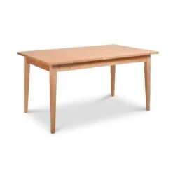 Classic Shaker Solid Top Dining Table -HomeNest Store Classic Shaker Rectangular Solid Top Dining Table 36x60 Natural Maple