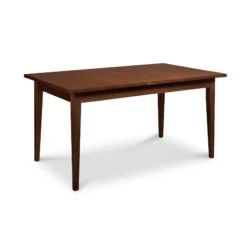 Classic Shaker Solid Top Dining Table -HomeNest Store Classic Shaker Rectangular Solid Top Dining Table 36x60 Natural Walnut