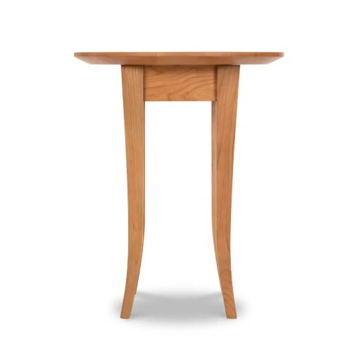 Classic Shaker Round Flare Leg End Table - Image 2