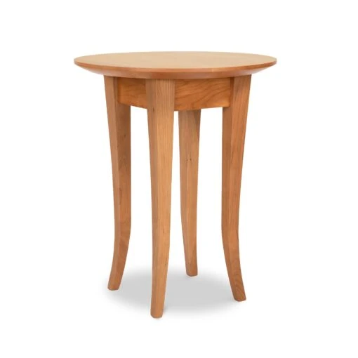 Classic Shaker Round Flare Leg End Table - Image 5