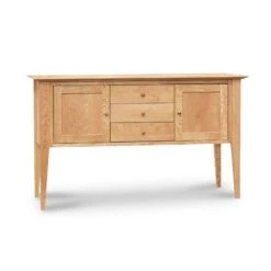 Classic Shaker Small Buffet -HomeNest Store Classic Shaker Small Buffet 56 Inch Natural Maple