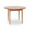 Classic Shaker Round Extension Table -HomeNest Store Classic Shaker Taper Leg Round Solid Top Table 689d8a86 6dd2 4527 9afd 0b948370ecef