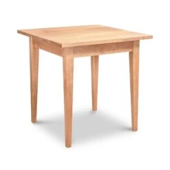 Classic Shaker Square Dining Table -HomeNest Store Classic Shaker Taper Leg Square Dining Table 30x30 Natural Maple
