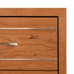 Contemporary Cable 3-Drawer Nightstand -HomeNest Store Contemp Cable 3 Drawer Nightstand 4