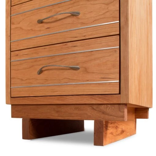 Contemporary Cable 3-Drawer Nightstand - Image 6