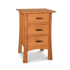 Contemporary Craftsman 3-Drawer Nightstand