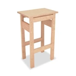 Contemporary Asian Stool -HomeNest Store Contemporary Asian Stool Natural Maple