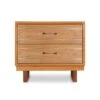 Contemporary Cable 2-Drawer Chest -HomeNest Store Contemporary Cable 2 Drawer Chest