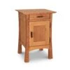 Contemporary Craftsman 1-Drawer Nightstand With Door -HomeNest Store Contemporary Craftsman 1 Drawer Nightstand with Door