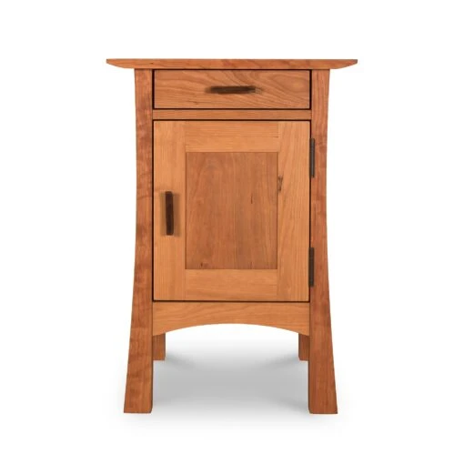 Contemporary Craftsman 1-Drawer Nightstand With Door - Image 2