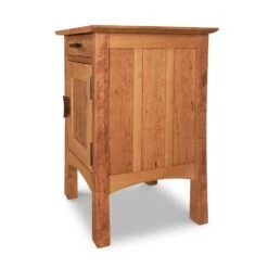 Contemporary Craftsman 1-Drawer Nightstand With Door -HomeNest Store Contemporary Craftsman 1 Drawer Nightstand with Door 2