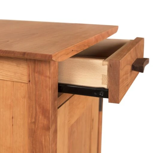 Contemporary Craftsman 1-Drawer Nightstand With Door - Image 5