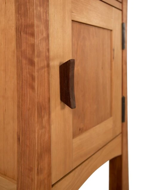 Contemporary Craftsman 1-Drawer Nightstand With Door - Image 6