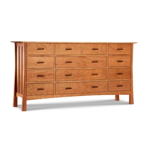 Contemporary Craftsman 13-Drawer Wide Dresser