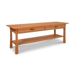 Contemporary Craftsman Console Coffee Table