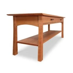 Contemporary Craftsman Console Coffee Table -HomeNest Store Contemporary Craftsman 2 Drawer Console Table 2