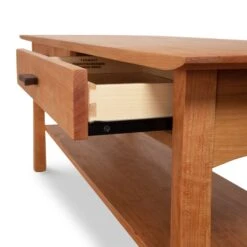 Contemporary Craftsman Console Coffee Table -HomeNest Store Contemporary Craftsman 2 Drawer Console Table 4