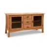 Contemporary Craftsman 3-Drawer Media Console -HomeNest Store Contemporary Craftsman 2D 3D TV Console