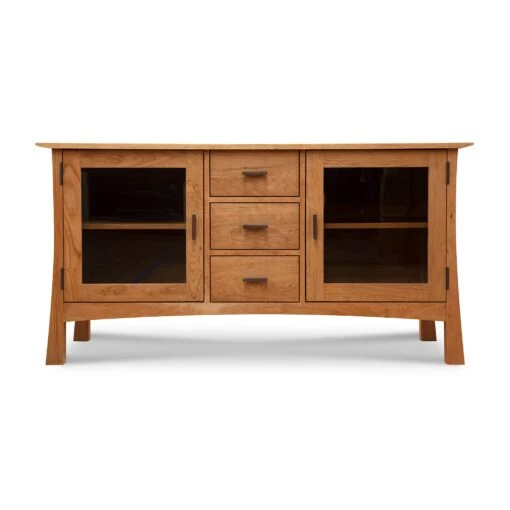 Contemporary Craftsman 3-Drawer Media Console - Image 2