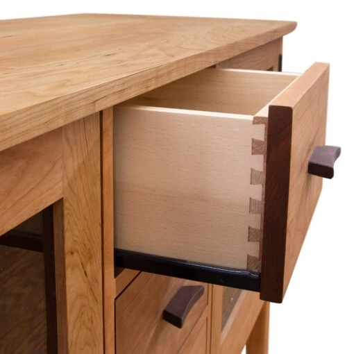 Contemporary Craftsman 3-Drawer Media Console - Image 4