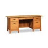 Contemporary Craftsman Executive Desk -HomeNest Store Contemporary Craftsman Executive Desk