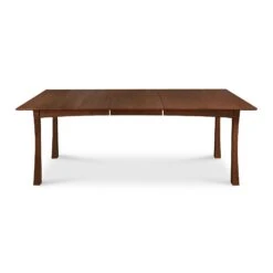 Contemporary Craftsman Extension Dining Table -HomeNest Store Contemporary Craftsman Extension Dining Table 40x60 1Ext Natural Walnut